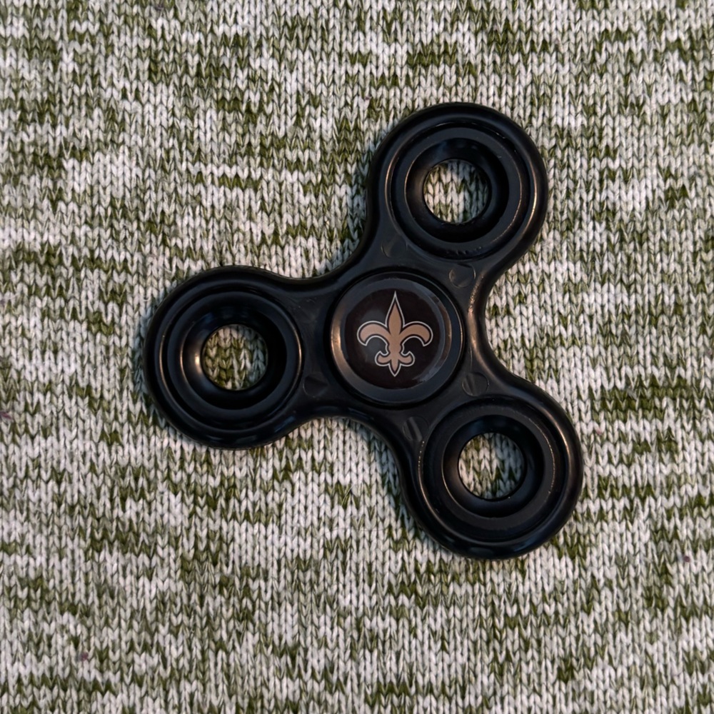 New Orleans Saints fidget spinner. NFL.